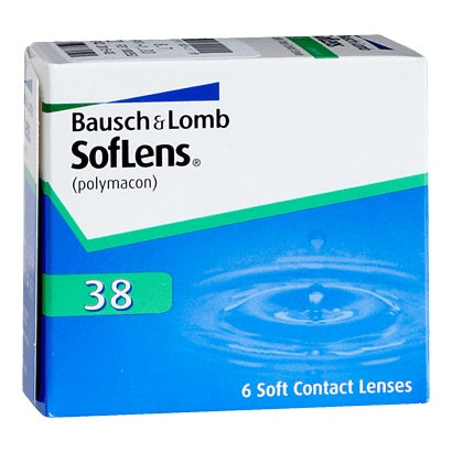 Bausch & Lomb Softlens 38 (6 lenses/pack)-Clear Contacts-UNIQSO EU