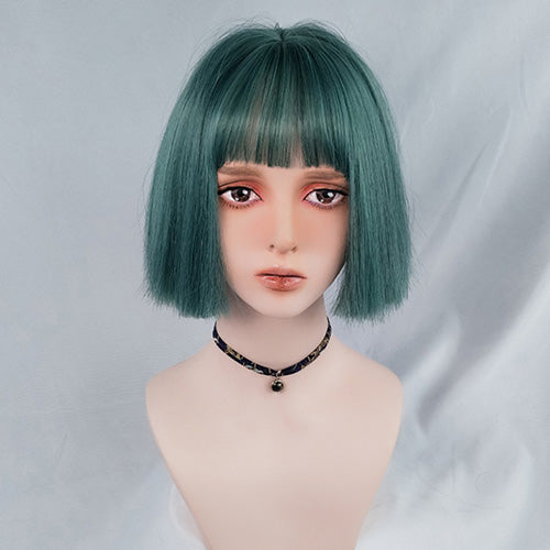 Bob LoLita Wig Dark Green-Lolita Wig-UNIQSO EU