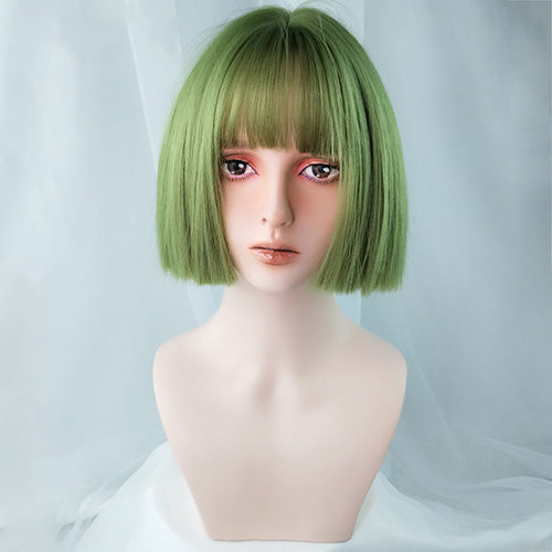 Bob LoLita Wig Green-Lolita Wig-UNIQSO EU