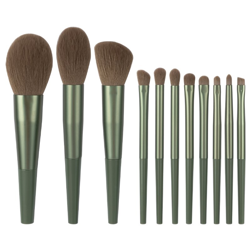 11pcs Long Tube Makeup Brushes Set-Makeup Brushes-UNIQSO EU