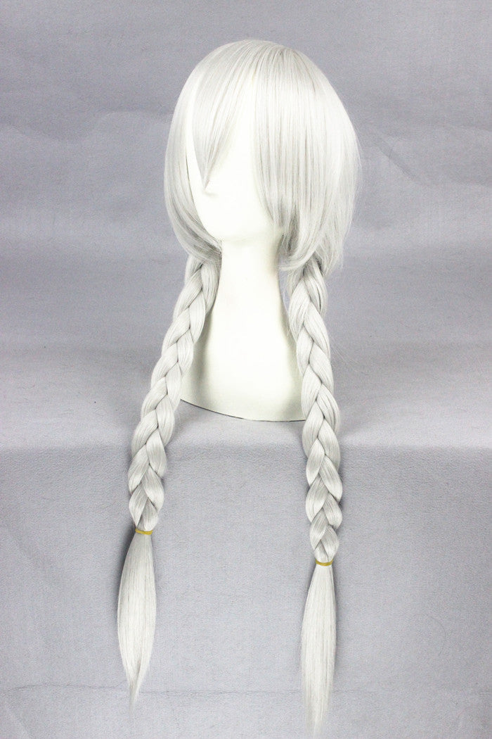 Cosplay Wig - Zootopia - Judy Hopps (Silver Grey with Braids)-Cosplay Wig-UNIQSO