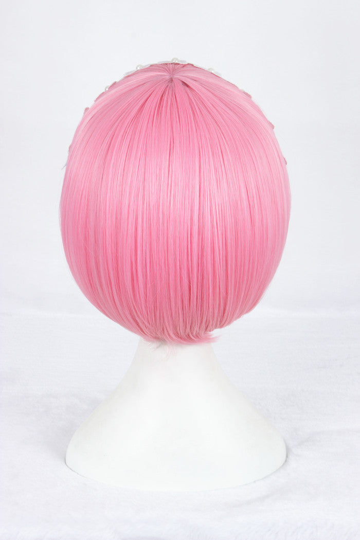 Cosplay Wig - Zero kara Hajimeru Isekai Seikatsu: Ram-Cosplay Wig-UNIQSO