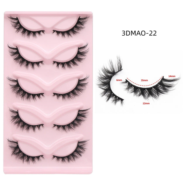 Catstrike Volume Cross Eyelashes-Fake Eyelash-UNIQSO EU