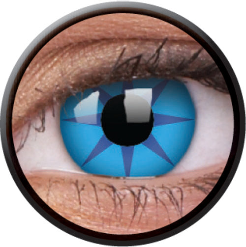 Colorvue Crazy Blue Star (2 lenses/pack)-Crazy Contacts-UNIQSO EU