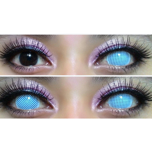 Colorvue Crazy White Screen/White Mesh - 3 Months Disposable (2 lenses/pack)-Crazy Contacts-UNIQSO EU
