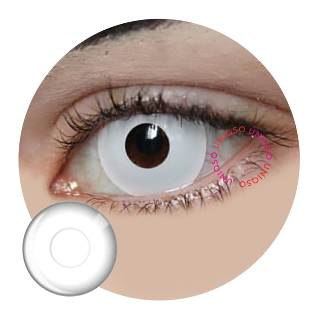 Colorvue Crazy Whiteout - 3 Months (Prescription) (2 lenses/pack)-Crazy Contacts-UNIQSO EU
