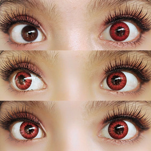 Coscon Crazy with Power - Electro Red (1 lens/pack)-Crazy Contacts-UNIQSO EU