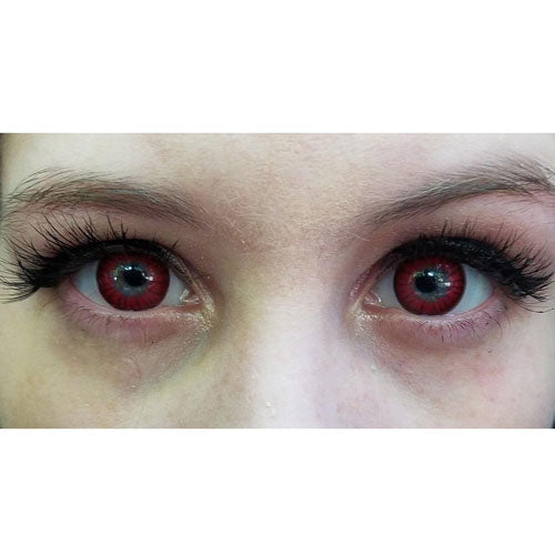 Coscon Crazy with Power - Electro Red (1 lens/pack)-Crazy Contacts-UNIQSO EU