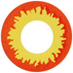 Coscon Crazy with Power - Wild Fire (1 lens/pack)-Crazy Contacts-UNIQSO EU