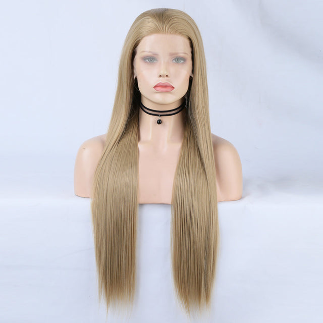 Dazzling August Linen Front Lace Wig-Lace Front Wig-UNIQSO EU