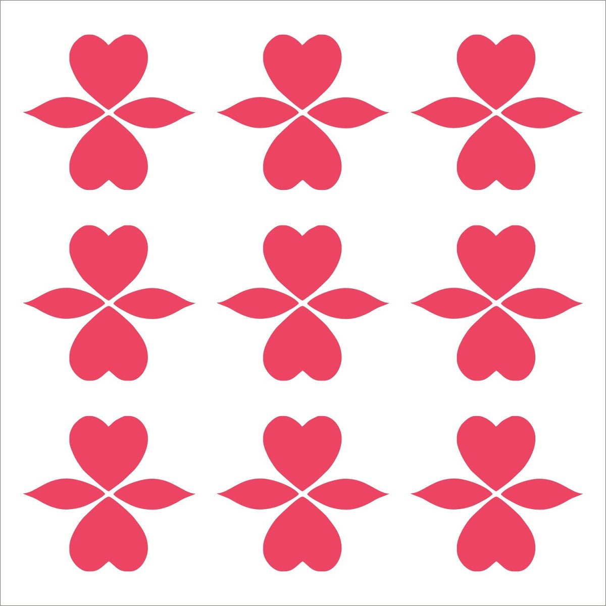 Demon Killer Tattoo Sticker Pink Clover-Cosplay Accessories-UNIQSO EU
