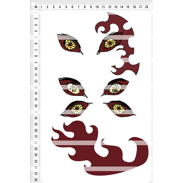 Demon Killer Tattoo Sticker Villain Moon-Cosplay Accessories-UNIQSO EU