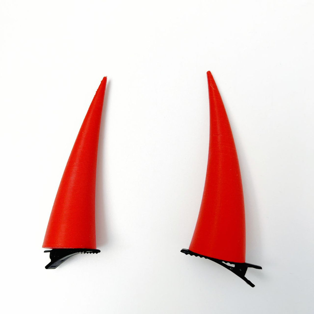 Devil Horn Hairpin Side Clip (Long)-Cosplay Accessories-UNIQSO