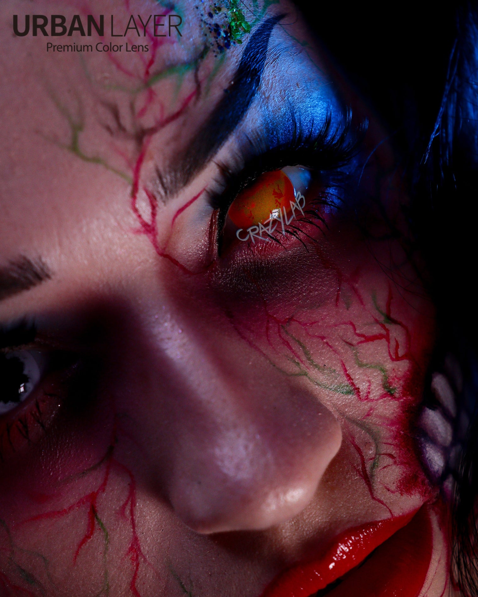 Sweety Crazy Bleeding Zombie (1 lens/pack)-Crazy Contacts-UNIQSO