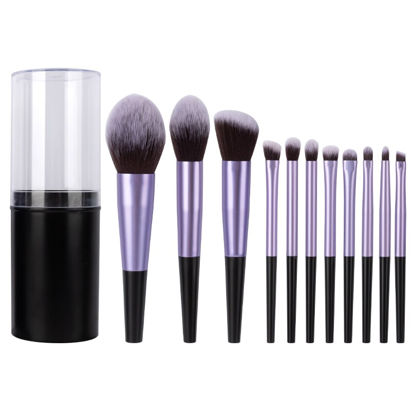 11pcs Long Tube Makeup Brushes Set-Makeup Brushes-UNIQSO EU