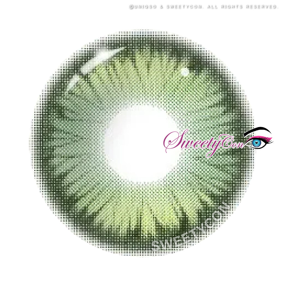 Sweety Mystic Wing Green (1 lens/pack)-Colored Contacts-UNIQSO
