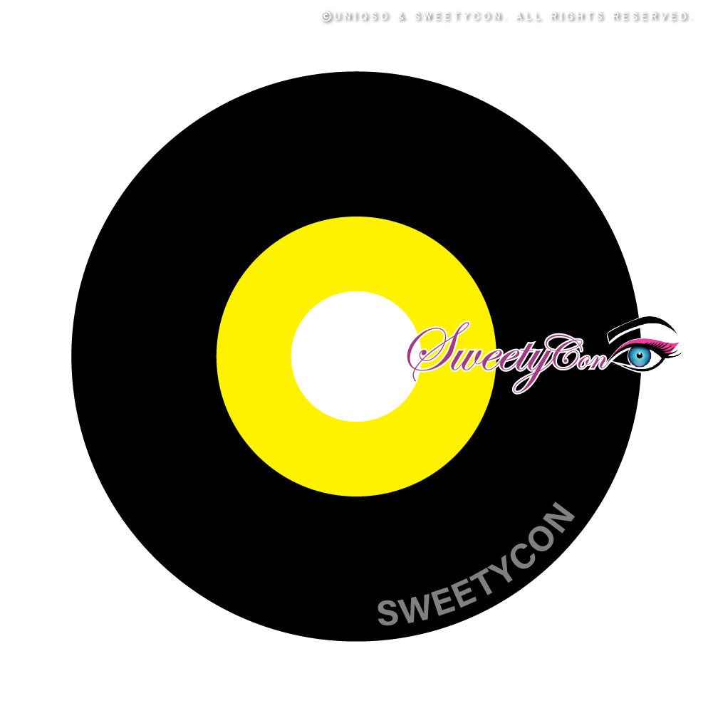Sweety Yellow Sclera Contacts Yellow Ghoul (1 lens/pack)-Sclera Contacts-UNIQSO EU