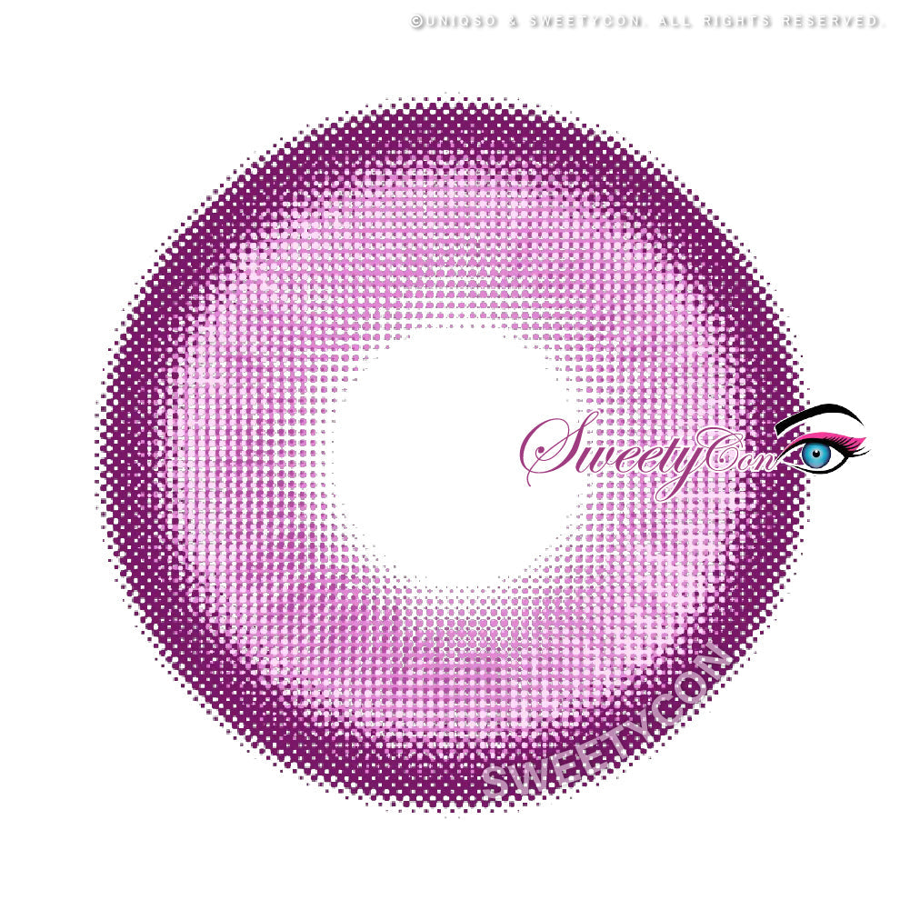Sweety Halo Purple (1 lens/pack)-Colored Contacts-UNIQSO EU