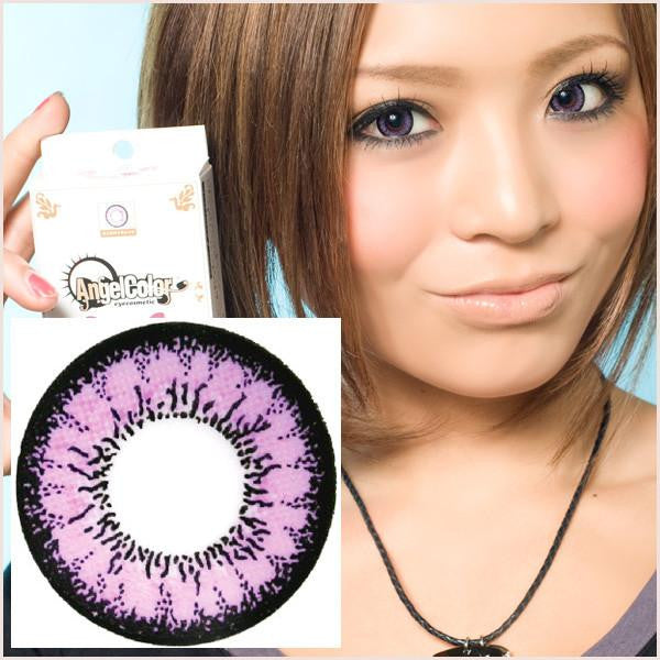 Western Eyes Angel Violet (1 lens/pack)-Colored Contacts-UNIQSO
