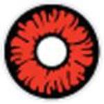 Kazzue Crazy Lens with Power - Red Wizard (1 lens/pack)-Crazy Contacts-UNIQSO
