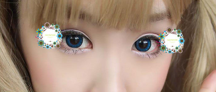ICK Diamond Blue (1 lens/pack)-Colored Contacts-UNIQSO