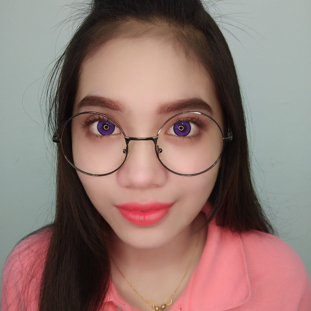 Sweety Sky Violet (1 lens/pack)-Colored Contacts-UNIQSO