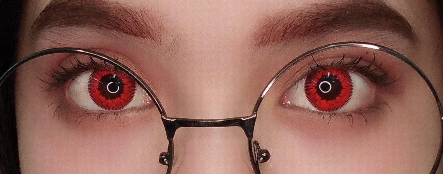 Sweety Free Red (1 lens/pack)-Colored Contacts-UNIQSO