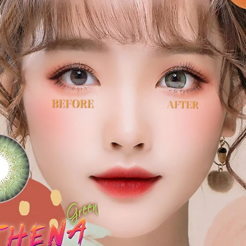 I.Fairy Athena Green colored contacts