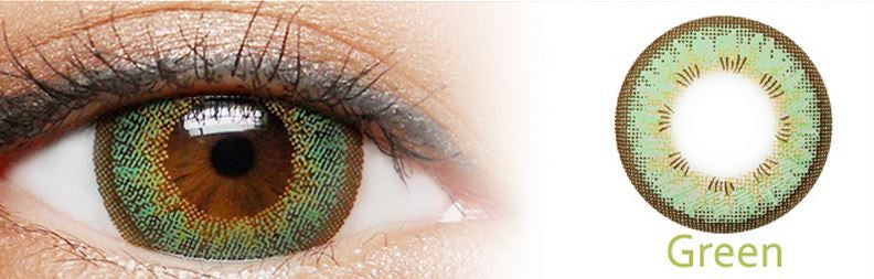 I.Fairy Cream Puff Green (1 lens/pack)-Colored Contacts-UNIQSO EU