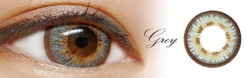 I.Fairy Cream Puff Grey (1 lens/pack)-Colored Contacts-UNIQSO EU