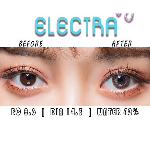 I.Fairy Electra Grey colored contacts