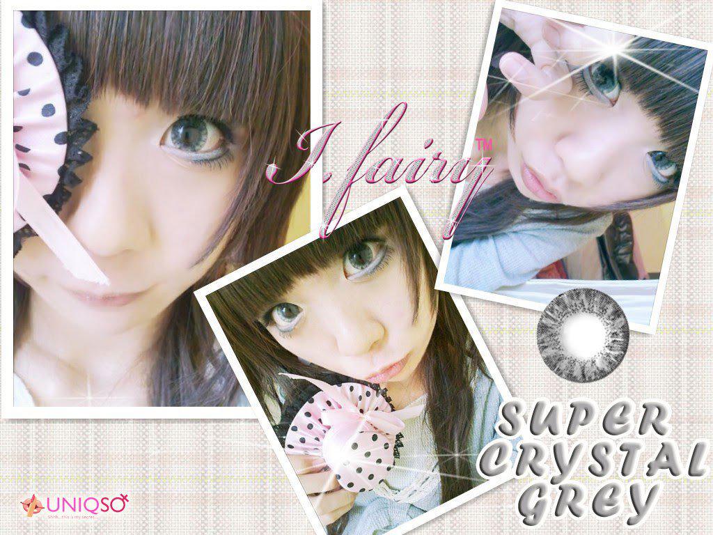 I.Fairy Super Crystal Grey (1 lens/pack)-Colored Contacts-UNIQSO EU