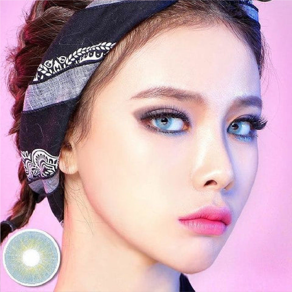 Kazzue Basic Pure Blue (1 lens/pack)-Colored Contacts-UNIQSO EU