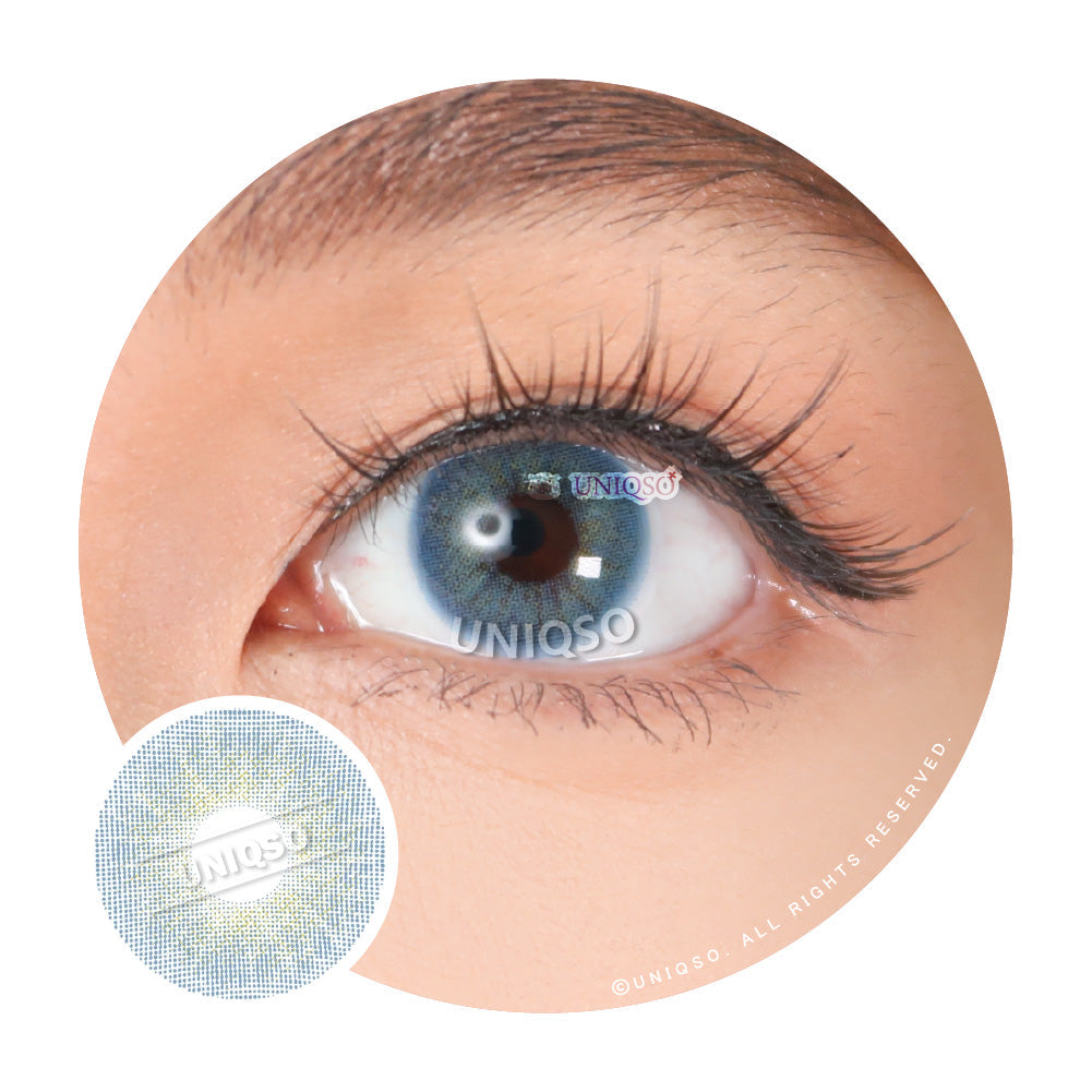 Kazzue Basic Pure Blue (1 lens/pack)-Colored Contacts-UNIQSO EU