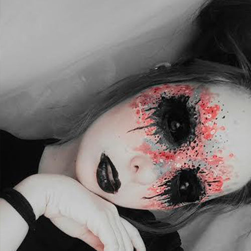 Kazzue Black Sclera Contacts Sabretooth/Blackout/Black with Prescription (1 lens/pack)-Sclera Contacts-UNIQSO EU