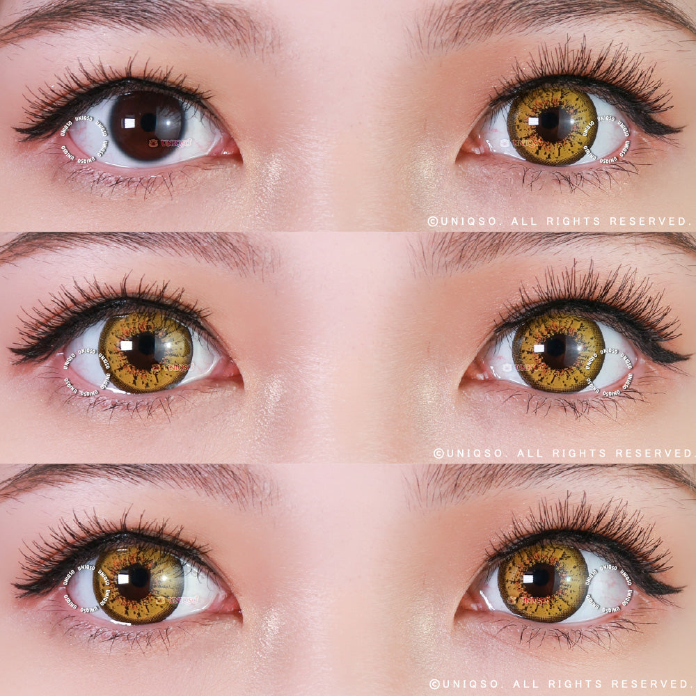 Kazzue Cosplay Vivid Yellow (1 lens/pack)-Colored Contacts-UNIQSO EU