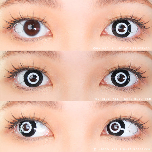 Kazzue Crazy Mono Goth (1 lens/pack)-Colored Contacts-UNIQSO EU
