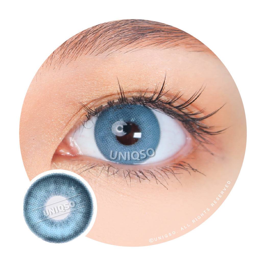 Kazzue Dark Mermaid Blue (1 lens/pack)-Colored Contacts-UNIQSO EU
