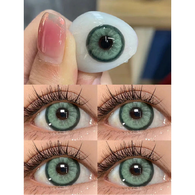 Kazzue Glitz Green (1 lens/pack)-Colored Contacts-UNIQSO EU