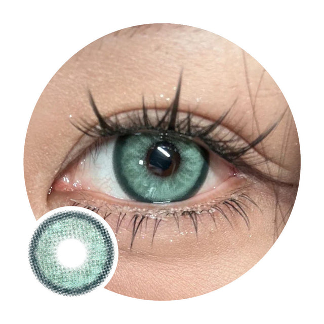 Kazzue Glitz Green (1 lens/pack)-Colored Contacts-UNIQSO EU