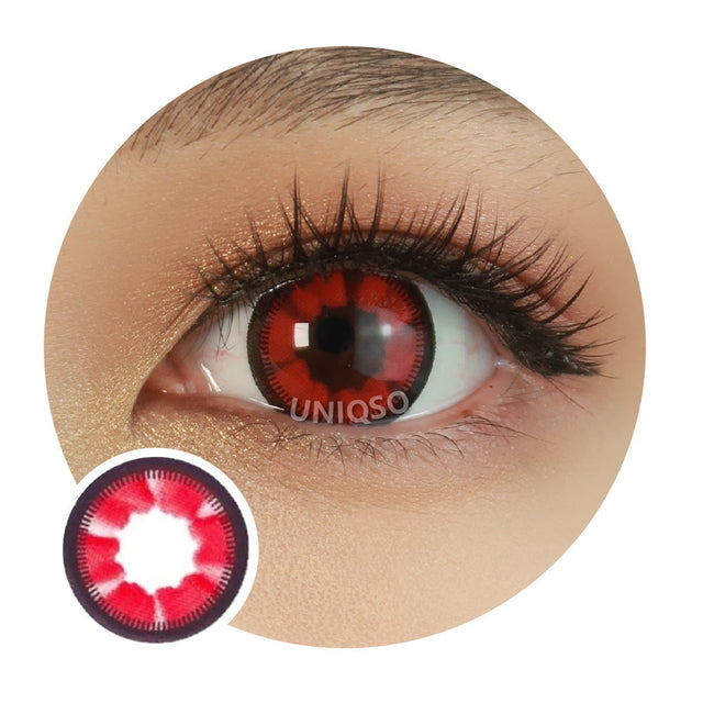 Kazzue Heavenly Cloud Nine Red (1 lens/pack)-Colored Contacts-UNIQSO EU