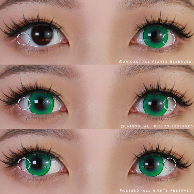 Kazzue Intense Pop Green (1 lens/pack)-Colored Contacts-UNIQSO EU