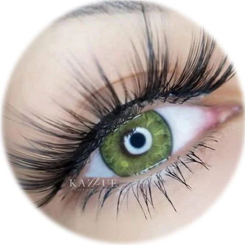 Kazzue Jewel Olive (1 lens/pack)-Colored Contacts-UNIQSO EU