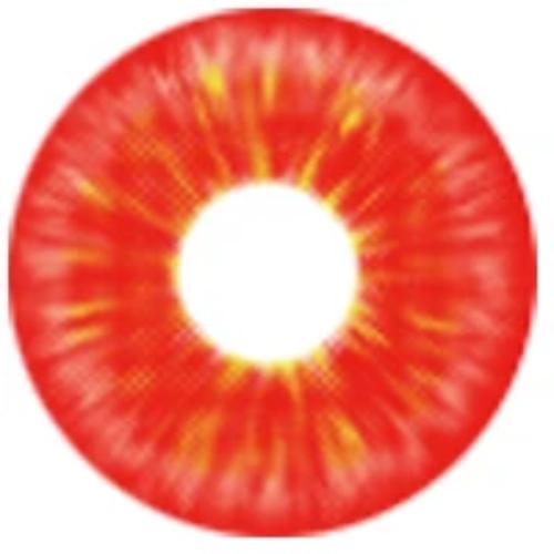 Kazzue Mini Sclera Toxic Red (1 lens/pack)-Mini Sclera Contacts-UNIQSO EU