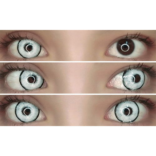 Kazzue Mini Sclera Zombified (1 lens/pack)-Mini Sclera Contacts-UNIQSO EU