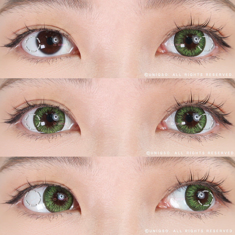 Kazzue Premier Green (1 lens/pack)-Colored Contacts-UNIQSO EU