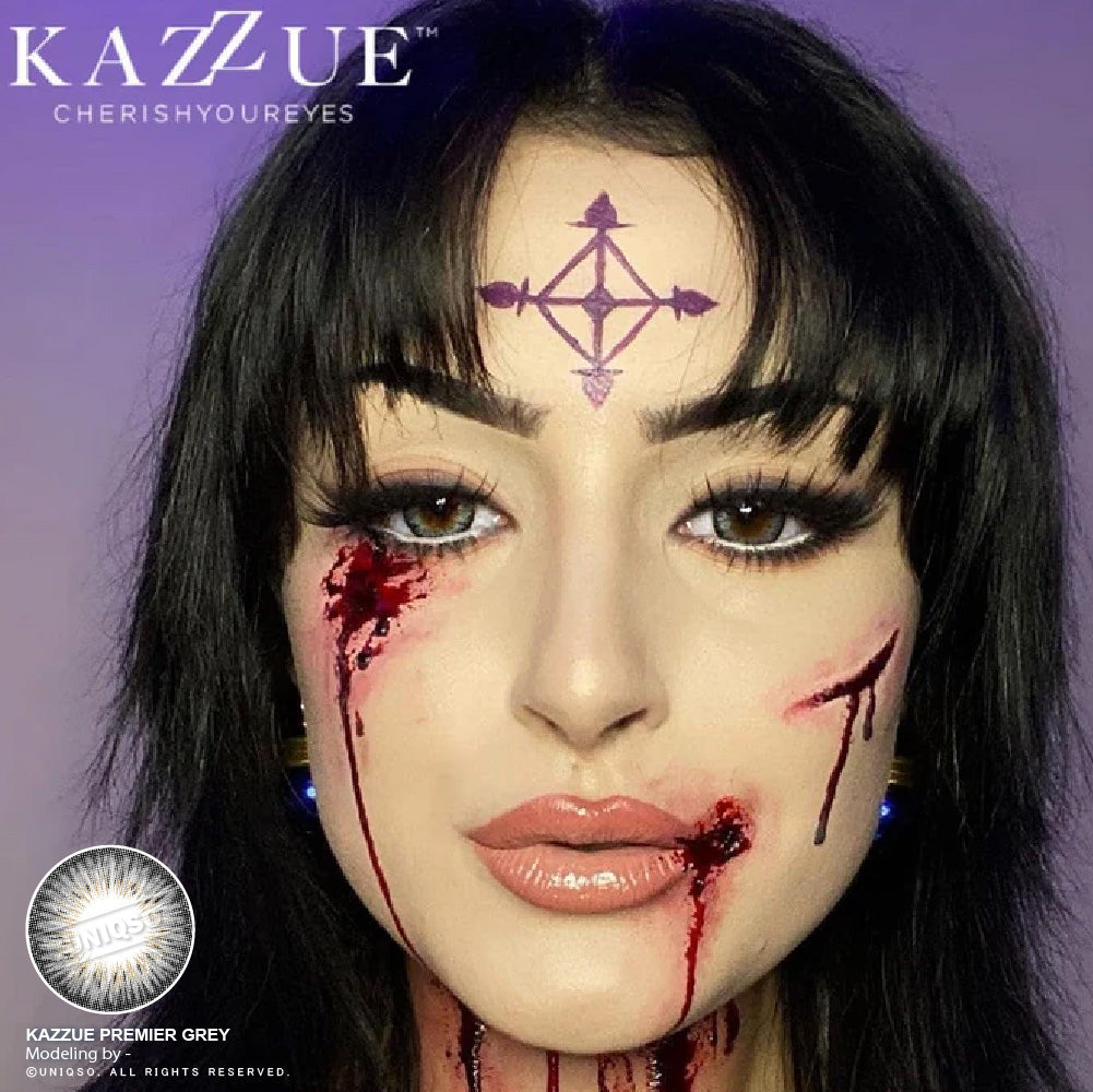 Kazzue Premier Grey (1 lens/pack)-Colored Contacts-UNIQSO EU