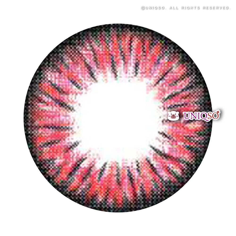Kazzue Premier Pinkish Red (1 lens/pack)-Colored Contacts-UNIQSO EU