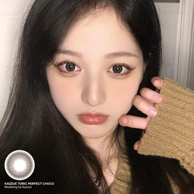 Kazzue Toric Perfect Choco (1 lens/pack)-Colored Contacts-UNIQSO EU