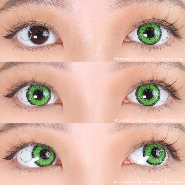 Kazzue Vivid Brilliant Green (1 lens/pack)-Colored Contacts-UNIQSO EU